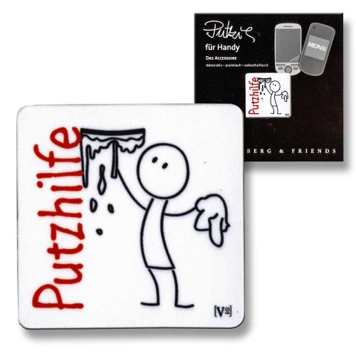 Putztuch fürs Handy Displayputztuch Putzhilfe männlich