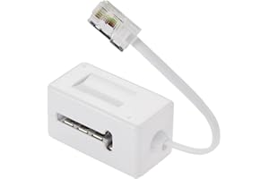adaptateur - prise téléphone en t femelle vers rj45 mâle - 10 cm - erard 3789