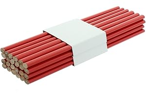 ‎BTEC Zimmermannsbleistift rot, oval 250 mm 24 Stück