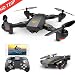 Produktbild Hotbird Mini Faltbare Selbstauslöser Drohne mit 2MP 120°Weitwinkel-HD-Kamera 2,4G WiFi FPV RC Quadcopter Gravity Sensor Höhe Halten 3D Flips Rolls 6-Achsen-Gyro RTF RC Drohnen