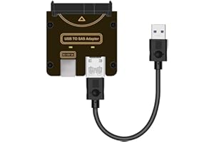 CY SFF-8482 SAS 29Pin to USB3.0 5Gbps Hard Disk Drive Raid Adapter with Chipset and Power Port (Need 12V/3A Power Supply)