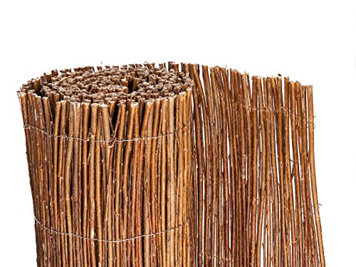 BOOGARDI Weidenmatte – Sichtschutzmatte in 18 Größen ( 90 x 500 cm ) · Weidenzaunmatte für Garten, Balkon und Terrasse - 2