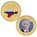 Produktbild zijianZZJ Gedenkmünze, Seltener Russland-Präsident Wladimir Putin Crimean Map Vergoldete Gedenkmünze