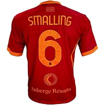 Maglia AS Roma Away 2023/2024 - Replica Ufficiale, Bambini E Ragazzi, Poliestere, Senza Nome E Numero - Foto 4