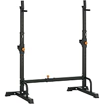 JX FITNESS Squat Rack In Lega Acciaio Regolabile | Supporto Bilanciere Per Palestra Casa 200kg - Foto 5