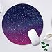 Produktbild SOONSOP Mauspad Sternenhimmel Mousepad Runde Mauspads für Computer Laptop Griffige Gummi Gaming Mouse Pad 7,9 x 7,9 x 0,323 Inch (L * B * H)