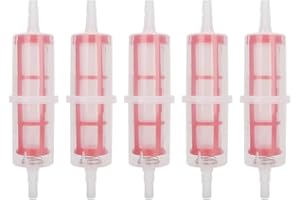 GAESHOW 5 Pieces Prefiltro Diesel, Filtros de Gasolina de 8 mm, Filtros de Combustible Diésel, Filtros Rápidos de Combustible para Carretillas Elevadoras de 8 mm / 0,3 Pulgadas o 10 mm / 0,4 Pulgadas