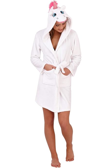 womens unicorn dressing gown