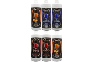 A. BECKER'S A. Becker´s Slush Eis Sirup | Ohne Azofarbstoffe | 3x 2L Kirsche, Blaubeere und Orange | 1L Slush Konzentrat ergibt 6L Eis | Getränkesirup für Zubereitung in Slush Maschine und Mixer