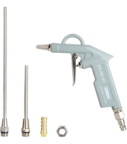 Pistola Per Aria Compressa Antirombo Walmec - Corpo In Alluminio, Ideale Per Pulizia E Sgrassatura - Foto 6