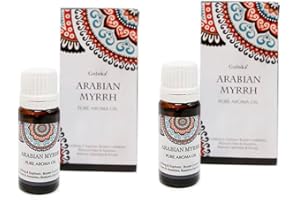 Aromasenses.- 2 unidades Aceite Esencial Mirra Puro Goloka 10 ML (Mirra)