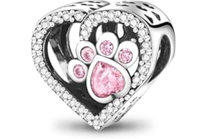 QIKAOLA Abalorios de plata de ley 925 para mujeres, niñas y abalorios Pandora para pulseras y collares europeos