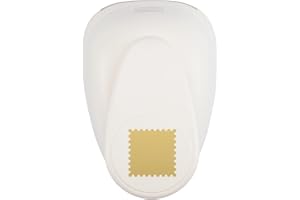 Vaessen Creative Perforadora Sello, 7,5 cm, 1 Unidad, hasta 160g, para Manualidades y Scrapbooking, Blanco y Rosa, super jumbo