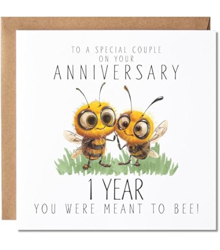 Funny 3rd Wedding Anniversary Card - 'Special Toast' Pun Greeting Card For Couples