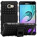 Anvika Defender Tough Hybrid Armour Shockproof Hard PC + TPU with Kick Stand Rugged Back Case Cover for Samsung Galaxy J5 Prime - Black RS.379.00