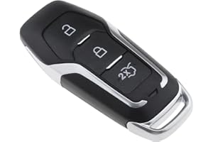 The Lord of the Tools Wymienna obudowa kluczyka z 3 przyciskami, kompatybilna z Ford Mondeo/S-Max/Edge/Mustang/Galaxy 3 przyciski, etui na kluczyki samochodowe