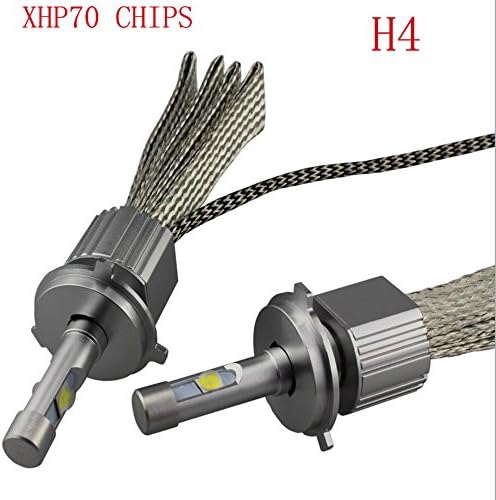1Set H4 9003 HB2 110W 13200Lm 8-32V DC CREE CHIPS XHP-70 LED Headlight Bulbs 6000K Hi/Low Beam
