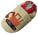 Soft Sole Leather Baby Shoes Toddler Kids Shoes Carozoo Excavator Cream 18-24M