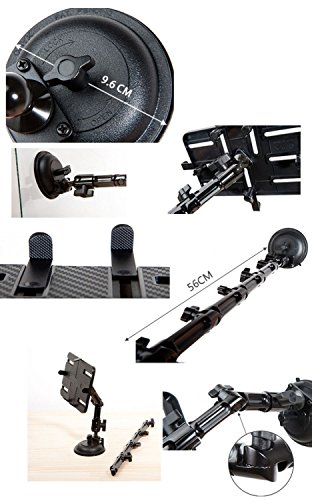 iPad 1 2 3 4 / Galaxy Tab Note Nexus 10 / Tablet-PC KFZ Halterung Universal Saugnapf Scheibe Infuu Holders 008 - 2