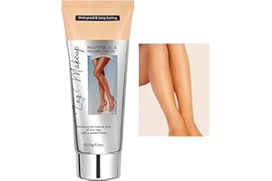 Clawrex Bein Make Up Wasserfest, Body Coverage Perfector für Bein, Wasserfest Körper und Bein Make Up, Abdeckcreme Für Krampfadern, Lang Anhaltend, Concealer, Flawless Skin Perfecting(Light Brown)