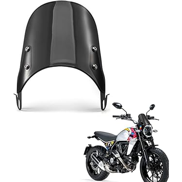 Motorbike Wind Deflector,Universal Motorcycle Modified Windshield Spoiler Air Deflector - View #4