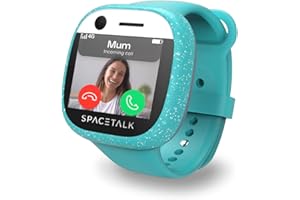 Kids Smart Watch Phone & Kids GPS Tracker - Spacetalk Adventurer 4G Kids Phone Watch with 4G Calls, SOS Alert, 5MP Camera, Safe Contacts List, SMS Text & Chats, School Mode, Boys Girls Age 5 - 12