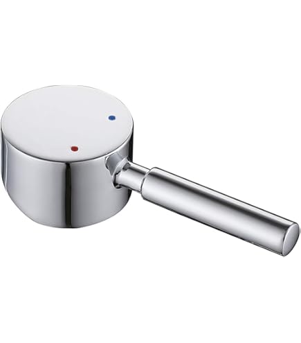 Maniglia Miscelatore Cromata 35mm - In Lega Zinco, Per Rubinetto Singolo Lavabo/Cucina - Foto 8