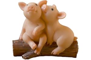 Gemmia Figurine Miniature de Cochon de fée de Jardin- À tes côtés Cochon