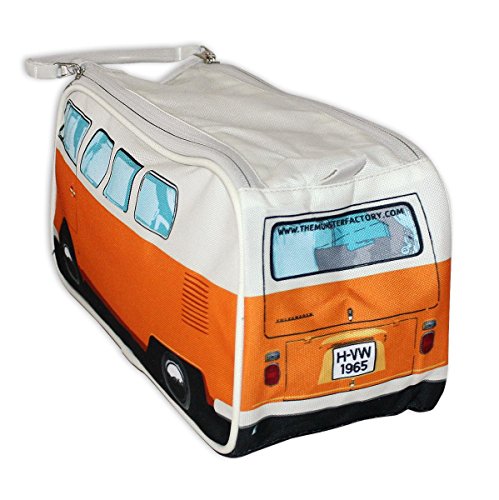 VW Bulli Kulturbeutel / Washbag in orange - 2