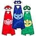 Produktbild Kangcheng Unisex Jungen Mädchen Capes und Masken Superhero Cape und Maske Set Dress up Kostüm 3 STÜCKE