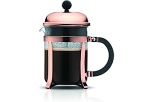 Bodum 1924-18 CHAMBORD zaparzacz do kawy na 4 filiżanki, 0,5 l, Rich Copper