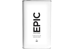 Epic Solutions Tar & Glue Remover, 5L Cap Bottle, Chemically Designed for Effectiveness, Strong Solvent Based Formula, Multi-Purpose, Easy to Use, Efficient (Pack of 1)