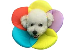 DELIFUR Dog Cone Collar Pet E-Collar Elizabethan Collars Recovery Pet Cone for Cats and Small Dogs Breathable Soft Edge and Easy to Clean(XL)