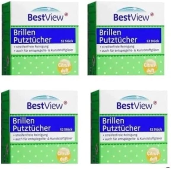 Diğer Best view Gözlük ve Cam Ekran Temizleme Mendili 208 Adet(4 Kutu)