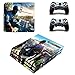 Produktbild Playstation 4 Pro + 2 Controller Aufkleber Schutzfolien Set - Watch Dogs 2 /PS4 P