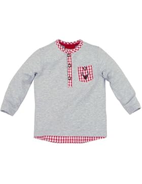 BONDI T-Shirt geringelt mit Knopfleiste Tracht Baby Jungs Artikel-Nr.90864