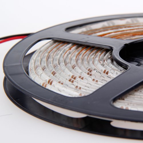 J&G 5M 3528 SET Strip LED Leiste Lichtband Lichterkette Wasserdict IP65 (Warmweiß, 5Meter 300 LED 60LED/Meter) - 4