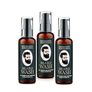 Beard Shampoo - 2-In-1 Shampoo and Conditioner Beard Grooming by Benjamin Bernard - Beard Wash Made with 100% Natural… - Image 4