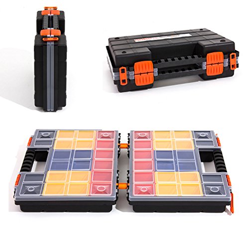 Prosperplast Sortimentskästen Kleinteilmagzine 22 Boxen herausnehmbar Turbo, 1 Stück, NOR DUO NORP14DUO - 3