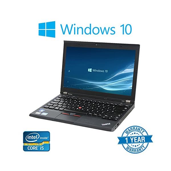 Lenovo X230 (12in Laptop) [Intel Core i5 3320M 2.60GHz, 8GB Memory, 256GB SSD,with Windows 10 Professional (Renewed)