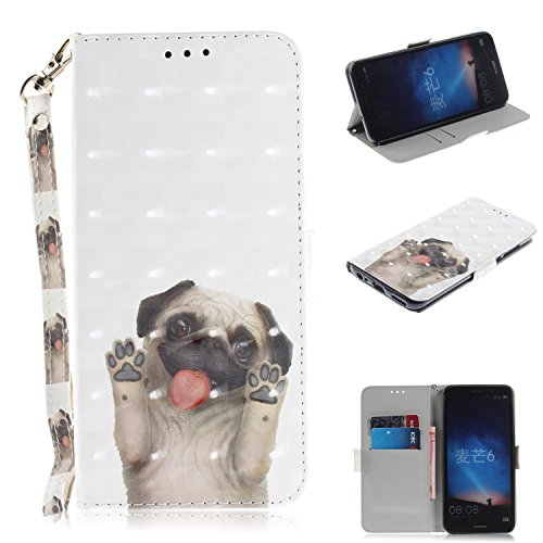 Preisvergleich Produktbild Hülle Mate10 Lite Handyhülle Mate10 Lite [Premium Leder] [Standfunktion] [Kartenfach] [Magnetverschluss] 3D Schlanke Leder Brieftasche für Hülle Mate10 Lite (13)