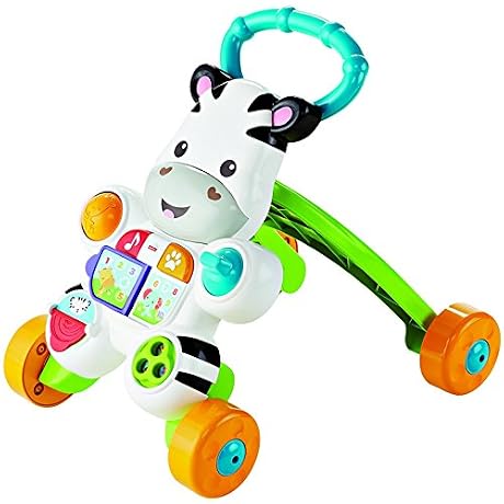 Fisher Price Mon Trotteur Zbre Parlant pour Apprendre Marcher avec Musique et activits dveil pour bb de 6 Mois et Plus DLD96