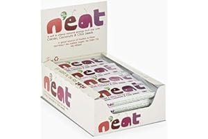 N'EAT HEALTHY N'eat Natural Energy Cacao, Coconut & Chia Seeds Fruit Bars 16x45g, 16x45g