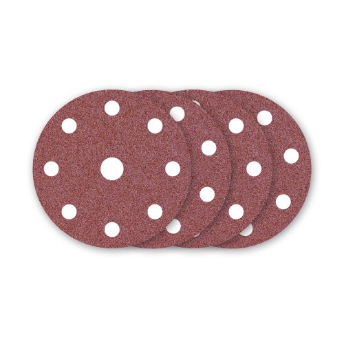 50 MioTools Klett-Schleifscheiben für Exzenterschleifer - ø 150 mm - Korn 40 - 9-Loch