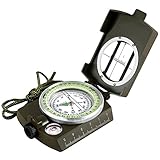 Syolee Compass Military Navigation Solid Compass Waterproof and Shakeproof Perfect for Hiking Camping Climbing Biking