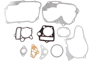 Aramox ensemble de joint de couvercle de soupape de moteur jeu de joints 110cc, ensemble de joint de joint d'embrayage de stator de culasse de moteur adapté pour 50 70 90 110cc 125cc