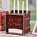 Produktbild HX home Set-Top-Box Rack Holz Router Aufbewahrungsbox Wifi Plug-in Lagerregal 24cmx17.5cmx21.5cm, rot Sandelholz, 24cmx17.5cmx21.5cm