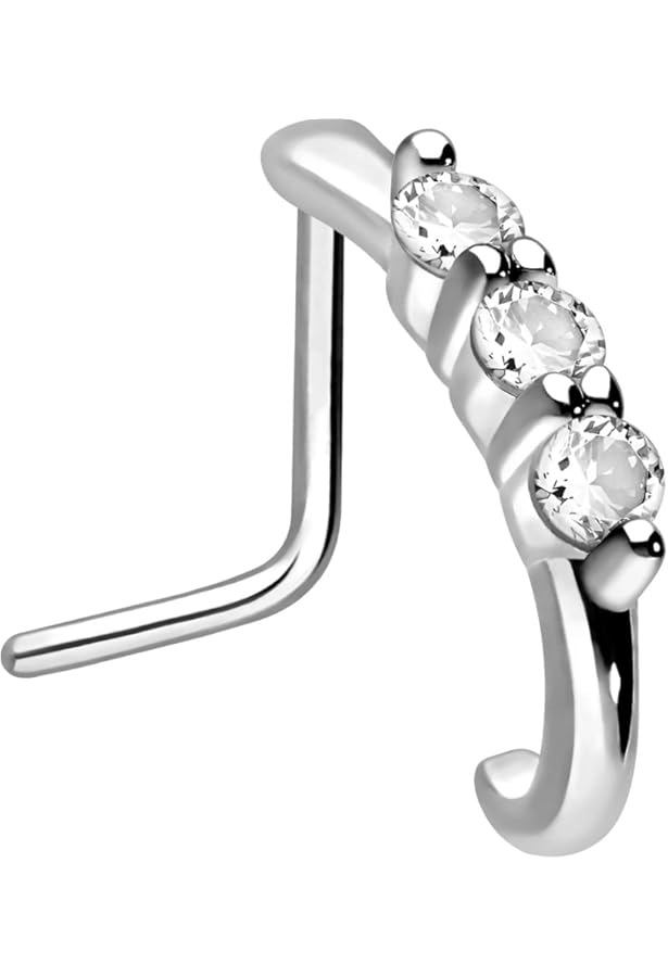 1 Pièce Anneau De Nez En Forme De U Incrusté De Griffe De Cuivre Avec