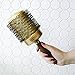 Olivia Garden NanoThermic™ Thermal Round Hair Brush 34mm - Anti-Bacterial, Ceramic, Anti-Static, Tourmaline-Ion & Wavy Nylon Bristles