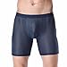 Produktbild TUDUZ Herren Transparent Glatt Boxershorts Boxer Briefs Unterwäsche Trunk Pants Cool Unterhosen (Blau, L(Taille:60-74cm))